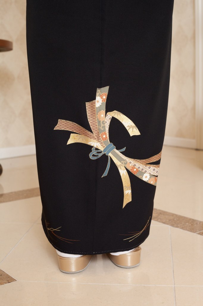 SOMM036｜黒留袖(京友禅束ね熨斗)11号（M）｜留袖レンタル 和匠